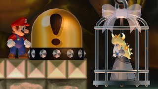 New Super Mario Bros Wii  Mario wants to rescue Bowsette [upl. by Yartnod660]