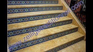 escalier en zellige [upl. by Greenman]