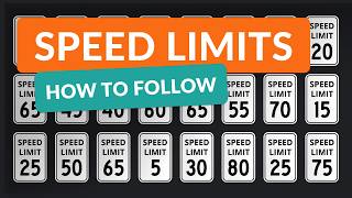 How to Adjust Your Speed When Driving  Speed Limits [upl. by Methuselah94]