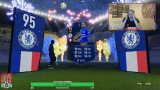 OMG TOTY KANTE IN A PACK FIFA 18 TOTY PACK OPENING [upl. by Sualohcin471]