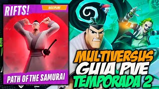 COMO Completar TODAS las MISIONES de la Fisura CAMINO DEL SAMURAI  Multiversus Temporada 2 [upl. by Nirehs]