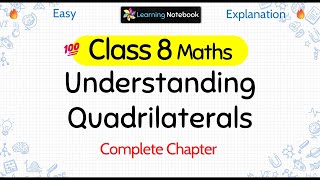 Class 8 Understanding Quadrilaterals [upl. by Padriac]