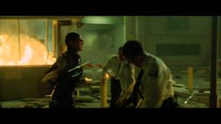 Matrix ReloadedTRINITY First Fight Scene [upl. by Aramenta]