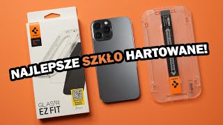 NAJLEPSZE SZKŁO HARTOWANE SPIGEN EZ FIT IPHONE 15 PRO MAX JAK NAKLEIĆ [upl. by Amarillas143]