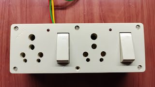 16Amp 2 switch 2 socket connection  Heavy duty 16 amp completed box [upl. by Etnaik]