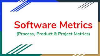 Software Engineering  Software Metrics  Process Product and Project Metrics [upl. by Anayt]