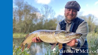 Introduction To Fly Fishing For Pike On The Chalkstreams [upl. by Mhoj]