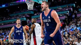 Nikola Jokic’s TOP highlights from Paris Olympics basketball competition  NBC Sports [upl. by Enrichetta]