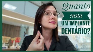 Quanto Custa um Implante Dentário l Dra Danielle Sales [upl. by Keenan468]