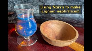 Using Philippine Narra 🌱 to make Lignum nephriticum [upl. by Nyrehtak]