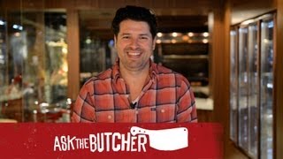 MooTube butchery class trimming beef cheeks [upl. by Anerom]