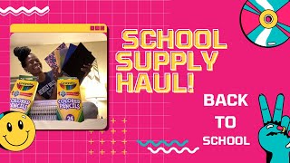 BACK TO SCHOOL PREP 📚 Supplies shopping haul  Porcia Mann [upl. by Dahlia]