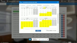 Calendario Laboral Configuración [upl. by Canty]