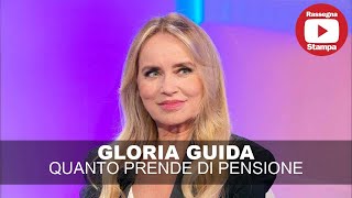 GLORIA GUIDA QUANTO PRENDE DI PENSIONE [upl. by Eirehs566]