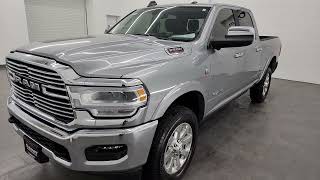 2021 RAM 2500 LARAMIE BILLET SILVER CUMMINS DIESEL 4K WALKAROUND 13638Z SOLD [upl. by Zetroc]