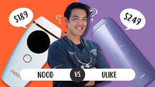 Athome Laser Hair Removal Showdown Ulike vs Nood [upl. by Anotal]