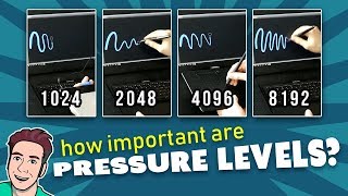 PRESSURE LEVELS in Drawing Tablets  Are They Important [upl. by Mollee]