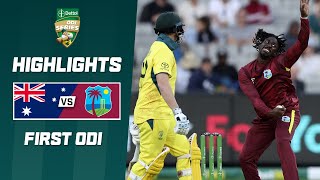 Australia v West Indies 202324  First ODI [upl. by Marice]