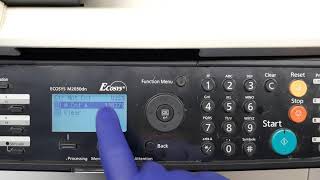 HOW TO RESET MAINTENANCE KIT MK ON KYOCERA ECOSYS M2030DN [upl. by Ayotal745]