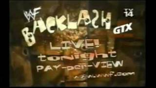 WWF Backlash 1999 Commercial [upl. by Rosenberger461]