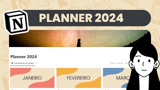 Crie seu planner 2024 no Notion do zero [upl. by Annodahs800]