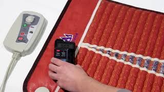 EMF Testing of MediCrystal Classic Amethyst Infrared Heat Mat in size Mini [upl. by Aihsiyt]