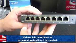 TPLINK SG108e 8Port Gigabit Switch Unboxing amp Overview [upl. by Alema510]