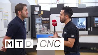 NCMT demonstrate the power of the Okuma MULTUS B250 II [upl. by Llerdnad467]