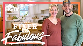 Outdated Home Refreshed with Modern Farmhouse Renovation  Fixer to Fabulous  HGTV [upl. by Nnaerb]