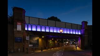 Wandsworth Town Railway Station Bridge Old York Road London UK [upl. by Bernita]