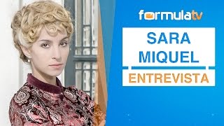 Sara Miquel Acacias 38 quotMe suelen dar personajes de mala por la cara que tengoquot [upl. by Rednaeel]