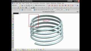 NX Hints and Tips  Creating Helical Shapes by Siemens PLM [upl. by Ahsilrac]