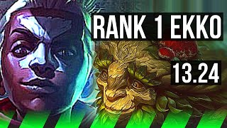 EKKO vs IVERN JNG  Rank 1 Ekko 2118 Legendary  NA Challenger  1324 [upl. by Mohn]