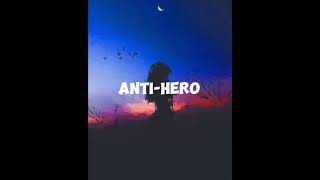 Antihero  Taylor Swift Lyrics [upl. by Essex]