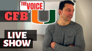 Miami Hurricanes LIVE 375  DAMIEN MARTINEZ WATCH [upl. by Ohl]