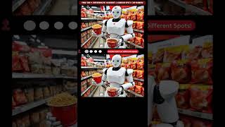 Find 9 DifferencesAI robot amp Korean Spicy Cup Ramen Mukbang game ai koreanfood spicy mukbang [upl. by Ahseikal58]