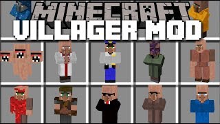 Minecraft INSANE VILLAGER MOD  SURVIVE THE EVIL VILLAGERS Minecraft [upl. by Durwin700]