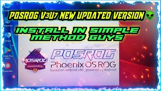 Phoenix OS ROG hindi installationEasiest process [upl. by Zared]