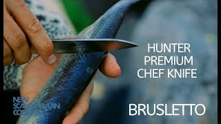 New Scandinavian Cooking  Brusletto Hunter Premium Chef Knife [upl. by Aicemaj]