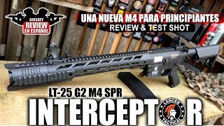 Una nueva M4 económica para principiantes LT 25 G2 M4 SPR INTERCEPTOR  Airsoft Review en Español [upl. by Adnat]