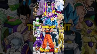 Tournament of Power 2 Lineup dragonballsuper [upl. by Ahsele]