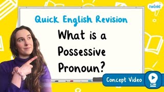 What is a Possessive Pronoun  KS2 English Concept for Kids [upl. by Orsa]