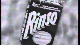 Rinso washing powder 1960 TV commercial [upl. by Llewellyn]