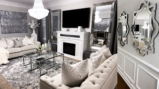 EXTREME LIVING ROOM MAKEOVER  DIY Wall Decor  LGQUEEN Home Decor [upl. by Dinan48]