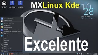 MX Linux Kde Rápido e Leve para PCs Mais Modestos Antigos e Novos Versões 32 e 64 bits [upl. by Esyahc]