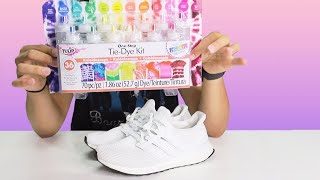 Tie Dye Your Shoes At Home EASY DIY [upl. by Adamec]