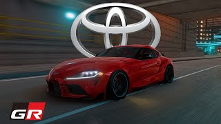 BeamNGDrive Toyota Supra A90 MKV Cinematic Showcase Music Public [upl. by Amaras]