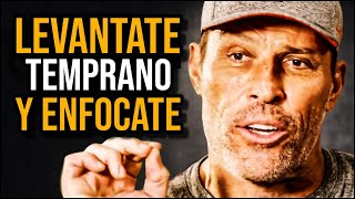 Levántate Temprano y Trabaja Para Alcanzar Tus Metas  Tony Robbins en Español [upl. by Elleirb]