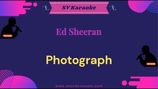 Ed Sheeran  Photograph  Karaoke [upl. by Alitta]