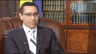 euronews interview  Ponta Rumänien sollte nicht bestraft werden [upl. by Rekab920]